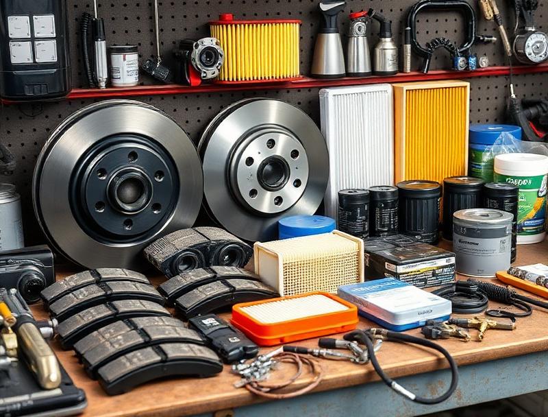 Discos de freno, filtros y recambios de automóvil